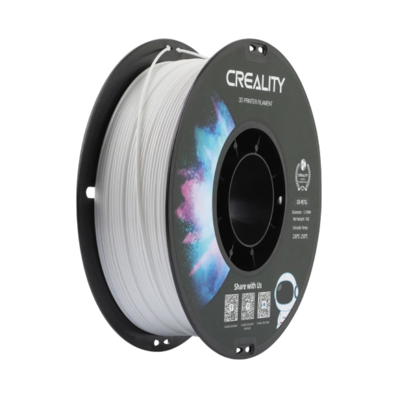 Філамент (пластик) для 3D принтера CREALITY PETG 1кг, 1.75мм, білий (3301030034)